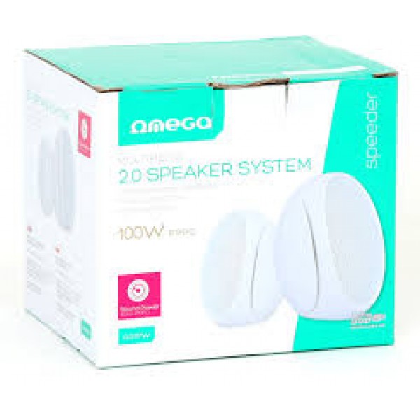 Ηχεία Ωmega 2.0 Speaker System 6W White #OG117W