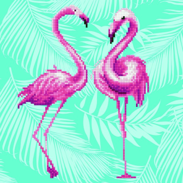 Ψηφιδωτό Diamond Dotz - Flamingo Duo 49353