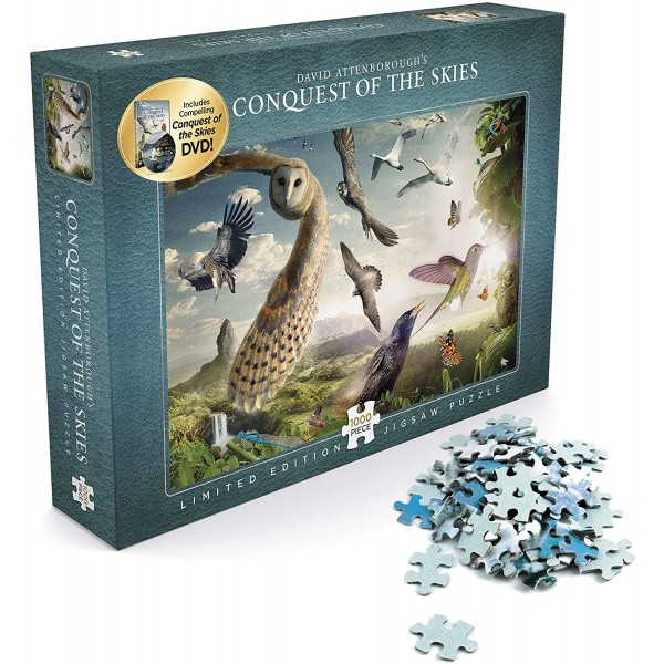 Puzzle David Attenborough - Conquest of the Skies 1000pcs #2354QZ