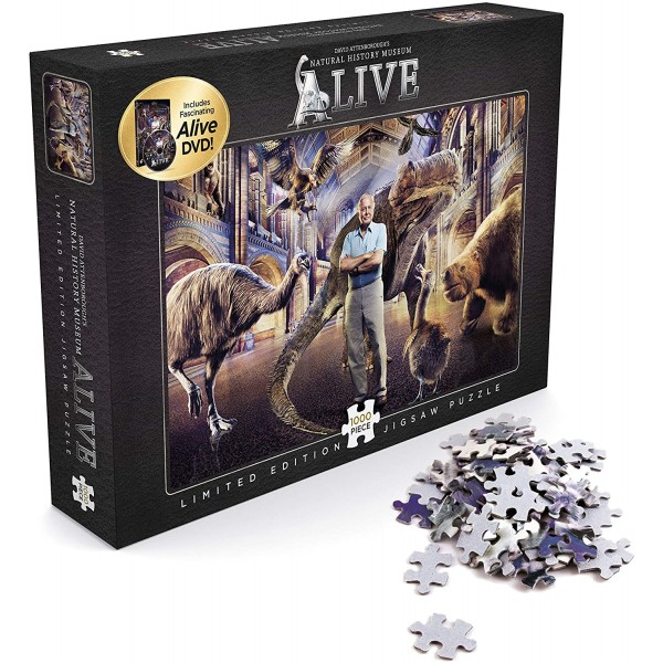 Puzzle David Attenborough - Natural History Museum Alive 1000pcs #2354QY