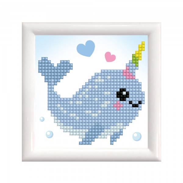 Ψηφιδωτό Diamond Dotz - Magic Narwhal With Frame DD1.029F