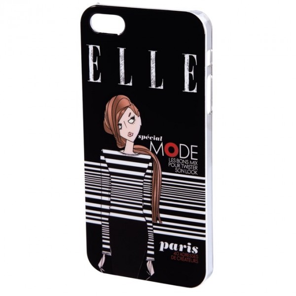 Θήκη Elle Ma Cover Fashion I Phone 5/5S Black