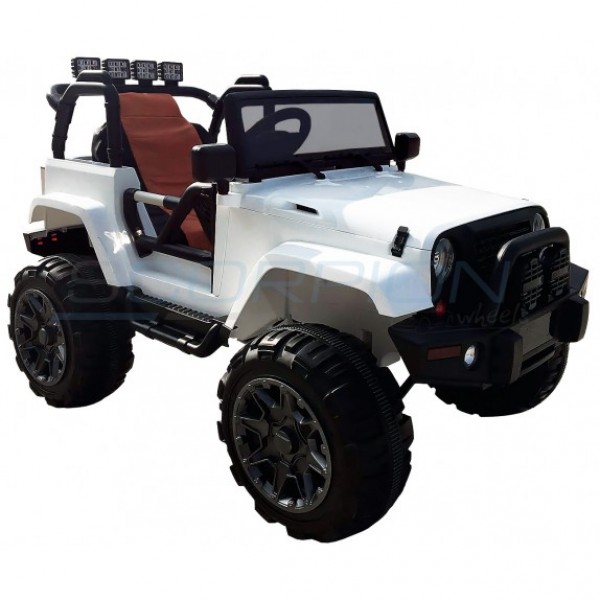 Ηλεκτροκινητο Αυτοκινητο SkorpionWheels Jeep Wrangler Style 12V Λευκό #5247005