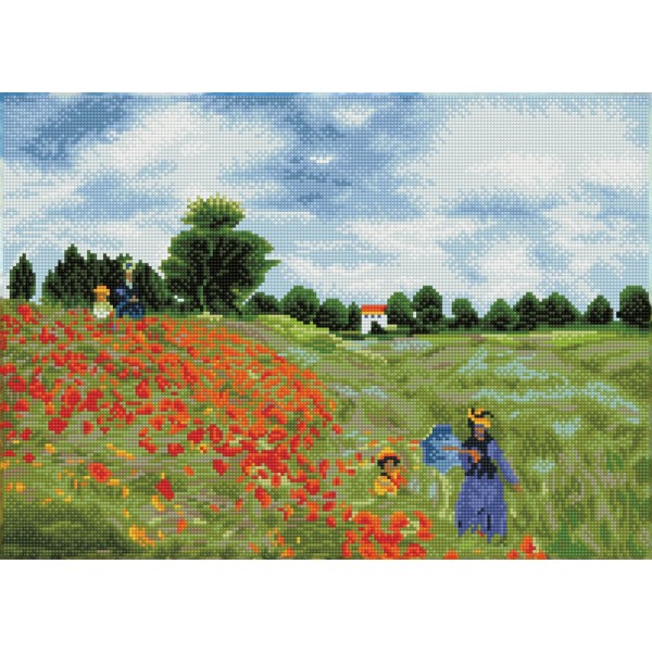 Ψηφιδωτό Diamond Dotz - Poppy Fields (apres Monet) DD12.048