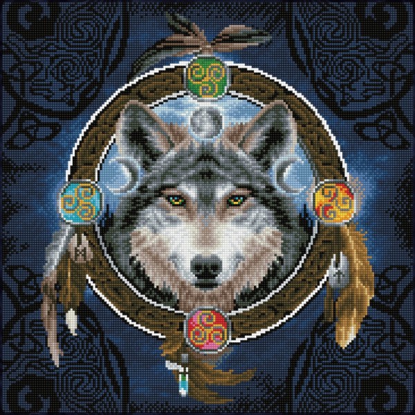 Ψηφιδωτό Diamond Dotz - Celtic Wolf Guide DD12.049