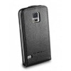 Cellular Line Flap Essential Samsung Galaxy S5 Skin Case Black #FLAPESSENGALS5BK