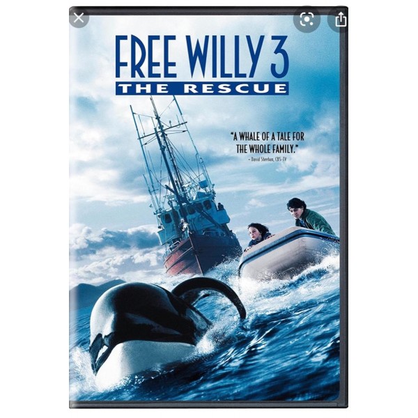 Ελευθερώστε τον Γουίλι 3: Η Διάσωση - Free Willy 3: The Rescue (DVD Used) Συλλεκτικό #02658