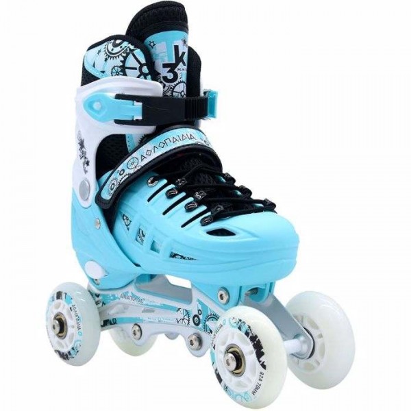 ΑΘΛΟΠΑΙΔΙΑ Αυξ. Πατίνια Roller 10305 3 in 1 In-Line Skates Μέντα