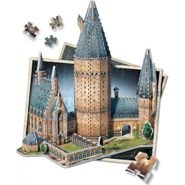 Wrebbit 3D Puzzle Harry Potter Great Hall 850τεμ #1009113