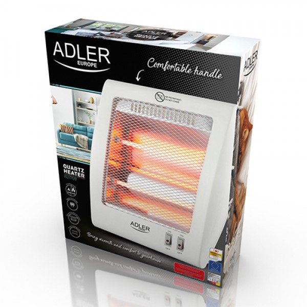 ADLER HALOGEN QUARTZ HEATER 400/800W