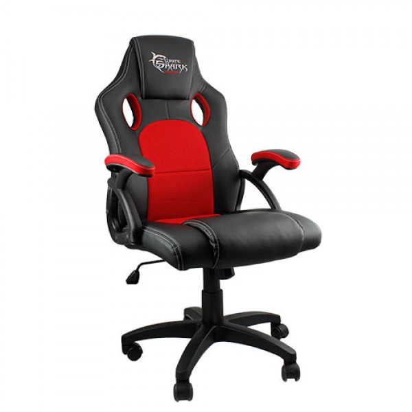 WHITE SHARK GAMING CHAIR KINGS THRONE BLACK/RED