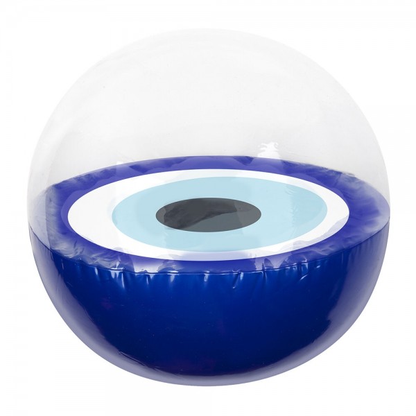 Sunnylife Μπάλα θαλάσσης Inflatable Beach Ball Greek Eye - Electric Blue #S1PBSNGE